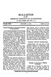 Bulletin, 1930-31 by American Institute of Accountants