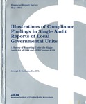 Illustrations of compliance findings in single audit reports of local governmental units : a survey of reporting under the Single Audit Act of 1984 and OMB circular A-128; Financial report survey, 43