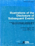 Illustrations of the disclosure of subsequent events : a survey of the application of Section 560 of statement on auditing standards, no. 1; Financial report survey, 09