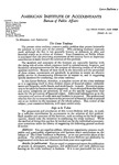 Crime tendency; Letter-Bulletin, 2 by American Institute of Accountants. Bureau of Public Affairs
