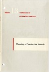 Planning a practice for growth; Economics of accounting practice, bulletin 13 by American Institute of Certified Public Accountants
