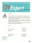 CPA expert 1995-2000 cummulative index
