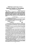 Special bulletin no. 15 (1922, October); Capital stock; Public stenographer; Bonus; Bonus contract; Newsprint paper mill; Land company; Newspapers; Brokers; Moving expenses by American Institute of Accountants. Library and Bureau of Information