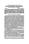 Special bulletin no. 31 (1928, June); Accrual of contractor's profits; Manufacturing confectioners' costs; Newspaper publishing accounting; Pricing inventories of scrap metals; Underwriting expenses for mortgage-bond issues; Valuation of goodwill; Valuation of licensed abstractors' business; Verification of customers' securities