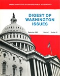 Digest of Washington issues, September 1988, vol. 1, no. 12