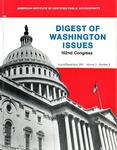 Digest of Washington issues, August/September 1991, vol. 3, no. 3