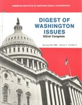 Digest of Washington issues, Summer/Fall 1992, vol. 3, no. 6