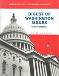 Digest of Washington issues, Winter 1993, vol. 4, no. 1