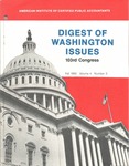 Digest of Washington issues, Fall 1993, vol. 4, no. 3