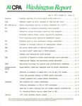 Washington report, vol. 6 no.11, May 9, 1977 by American Institute of Certified Public Accountants. and Wade S. Williams