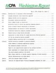 Washington report, vol. 7 no.11, May 8, 1978 by American Institute of Certified Public Accountants.