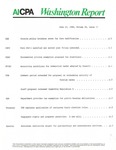 Washington report, vol. 9 no.17, June 23, 1980 by American Institute of Certified Public Accountants.