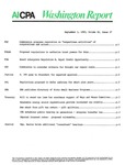 Washington report, vol. 9 no.27, September 1, 1980 by American Institute of Certified Public Accountants.