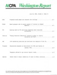 Washington report, vol. 10 no.21, July 20, 1981 by American Institute of Certified Public Accountants.