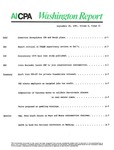 Washington report, vol. 10 no.31, September 28, 1981 by American Institute of Certified Public Accountants.