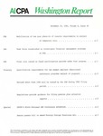 Washington report, vol. 10 no.40, November 30, 1981 by American Institute of Certified Public Accountants.