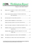 Washington report, vol. 9 no.51, February 16, 1981 by American Institute of Certified Public Accountants.