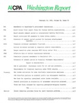 Washington report, vol. 9 no.52, February 23, 1981 by American Institute of Certified Public Accountants.