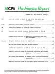 Washington report, vol. 11 no.38, November 15, 1982 by American Institute of Certified Public Accountants.