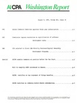 Washington report, vol. 12 no.24, August 8, 1983 by American Institute of Certified Public Accountants.