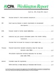 Washington report, vol. 12 no.4, March 21, 1983 by American Institute of Certified Public Accountants.