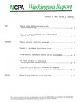 Washington report, vol. 15 no.43, January 5, 1987 by American Institute of Certified Public Accountants.
