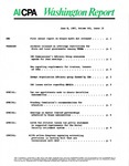 Washington report, vol. 16 no.15, June 8, 1987 by American Institute of Certified Public Accountants.