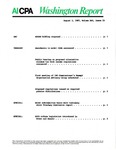 Washington report, vol. 16 no.23, August 3, 1987 by American Institute of Certified Public Accountants.