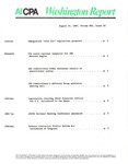 Washington report, vol. 16 no.26, August 24, 1987 by American Institute of Certified Public Accountants.