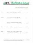 Washington report, vol. 16 no.34, October 26, 1987 by American Institute of Certified Public Accountants.