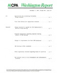 Washington report, vol. 16 no.40, December 7, 1987 by American Institute of Certified Public Accountants.
