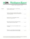 Washington report, vol. 16 no.46, January 25, 1988 by American Institute of Certified Public Accountants.