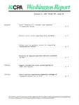 Washington report, vol. 16 no.48, February 8, 1988 by American Institute of Certified Public Accountants.