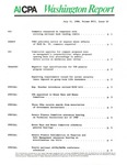Washington report, vol. 17 no.20, July 11, 1988 by American Institute of Certified Public Accountants.