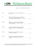 Washington report, vol. 17 no.33, October 10, 1988 by American Institute of Certified Public Accountants.