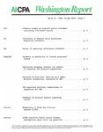 Washington report, vol. 17 no.4, March 21, 1988 by American Institute of Certified Public Accountants.