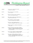 Washington report, vol. 17 no.43, December 19, 1988 by American Institute of Certified Public Accountants.