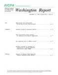 Washington report, vol. 18 no.27, September 11, 1989
