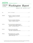 Washington report, vol. 18 no.29, September 25, 1989