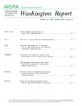 Washington report, vol. 18 no.32, October 16, 1989 by American Institute of Certified Public Accountants.