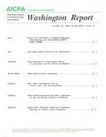 Washington report, vol. 18 no.34, October 30, 1989