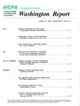Washington report, vol. 18 no.43, January 8, 1990