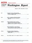 Washington report, vol. 18 no.46, January 29, 1990