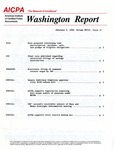 Washington report, vol. 18 no.47, February 5, 1990