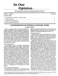 In our opinion… , vol. 6 no. 2, April, 1990 by American Institute of Certified Public Accountants. Auditing Standards Division