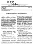 In our opinion… , vol. 6 no. 4, November, 1990 by American Institute of Certified Public Accountants. Auditing Standards Division