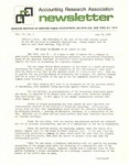 Accounting Research Association Newsletter, Volume III, Number 3, June 29, 1970