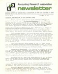 Accounting Research Association Newsletter, Volume V, Number 2, February 22, 1972