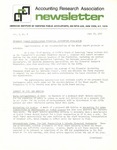 Accounting Research Association Newsletter, Volume V, Number 5, June 14, 1972