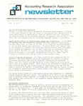 Accounting Research Association Newsletter, Volume VI, Number 2, March 14, 1973